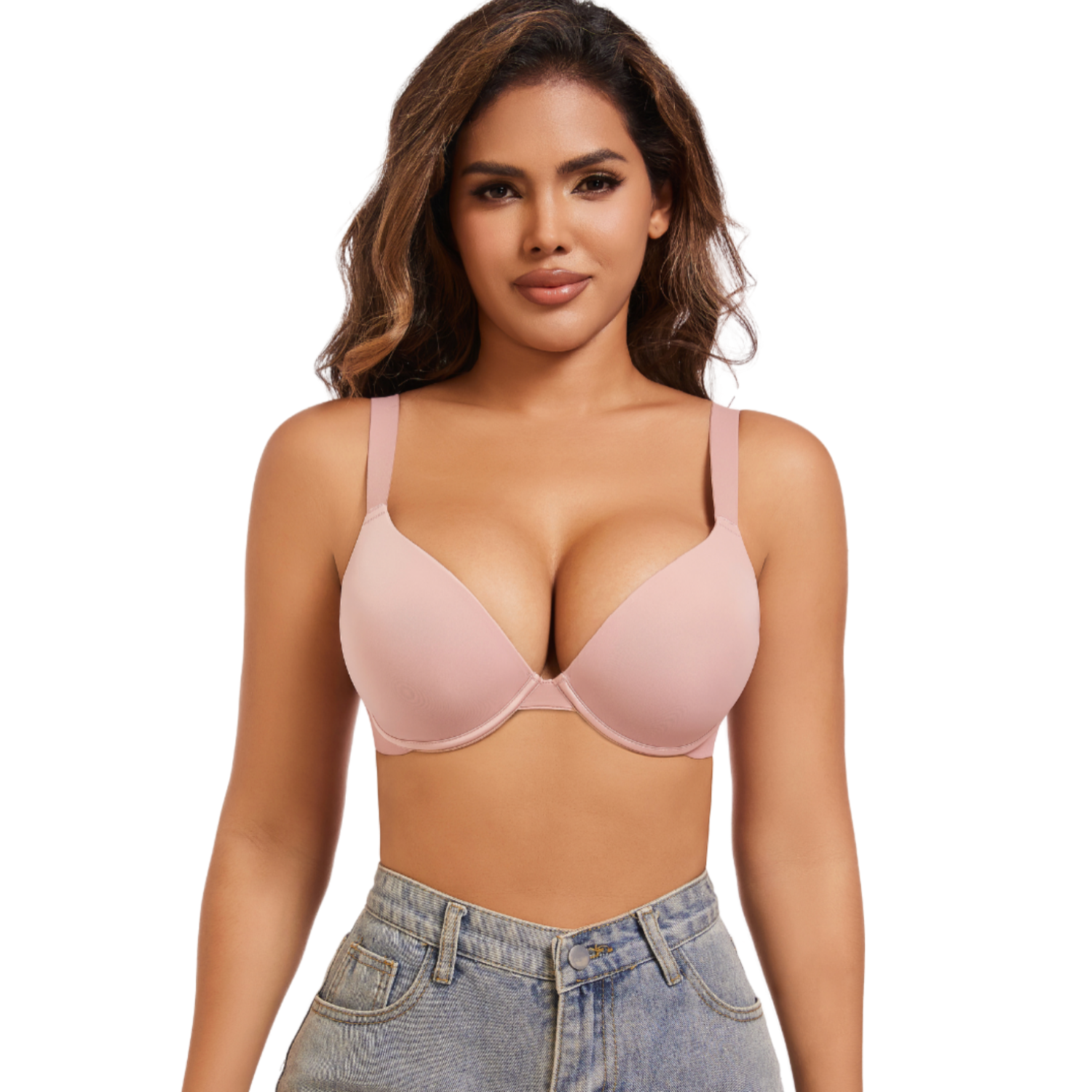 Elena™ - Super Push-Up Bra with Deep Neckline
