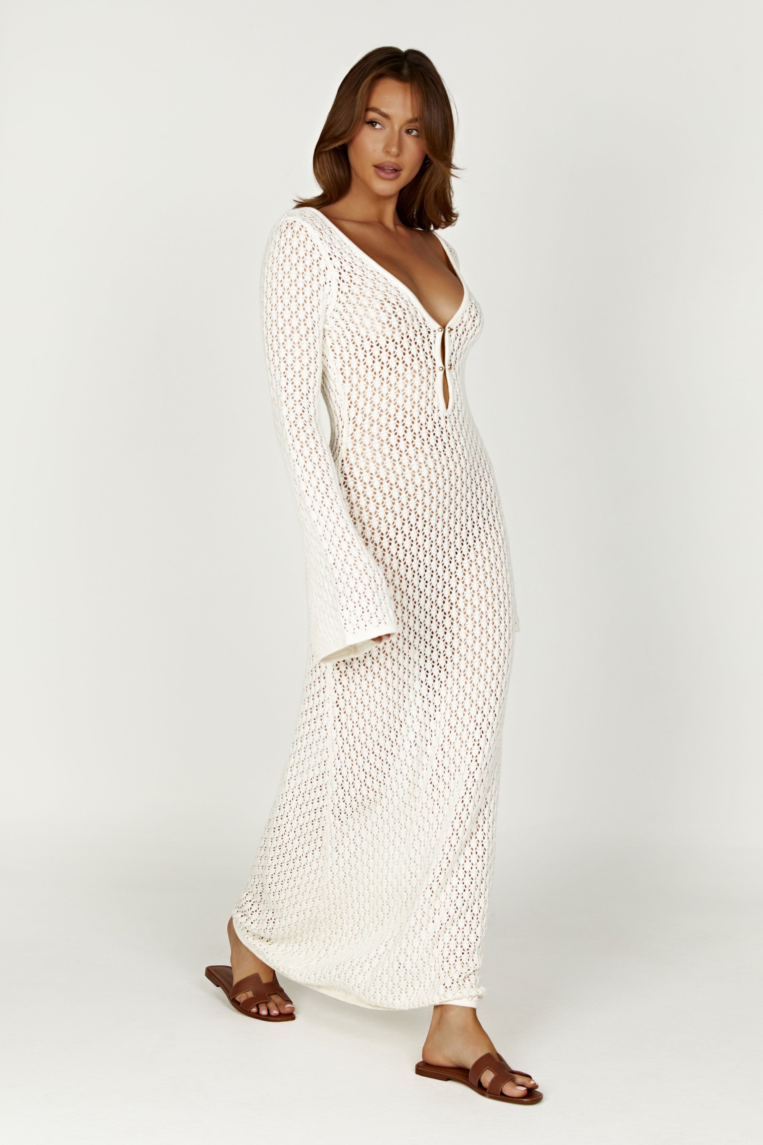 Lexi - Airy Knitted Beach Dress