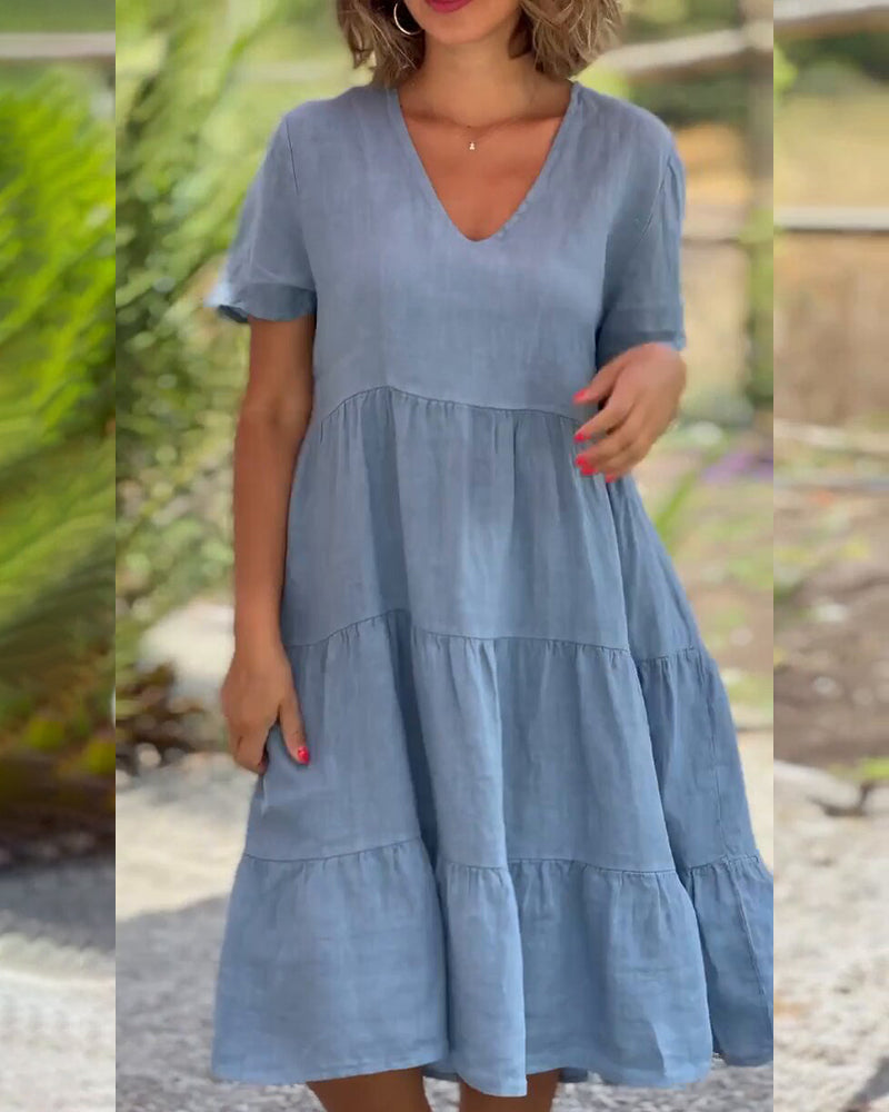 Susan - V-Neck Dress