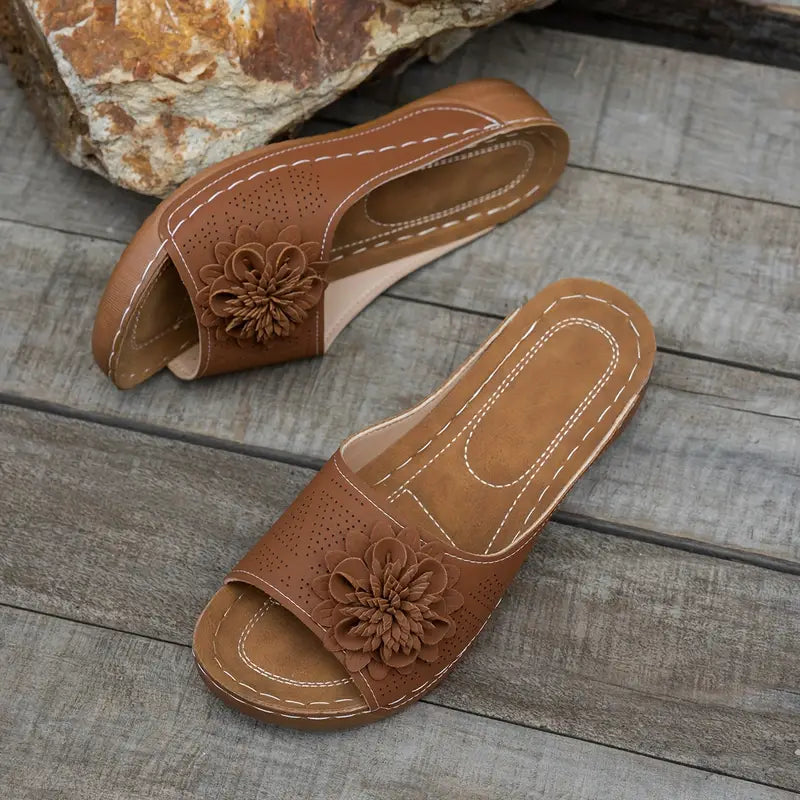 FLORA | Orthopedic Sandals with Floral Pattern