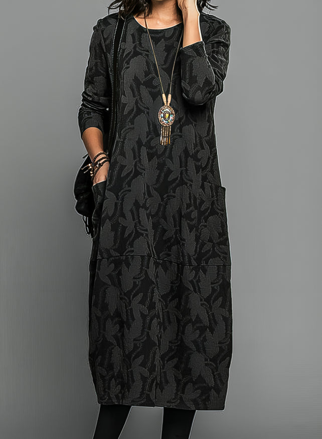 Cassie | Casual Round Neck Winter Dress