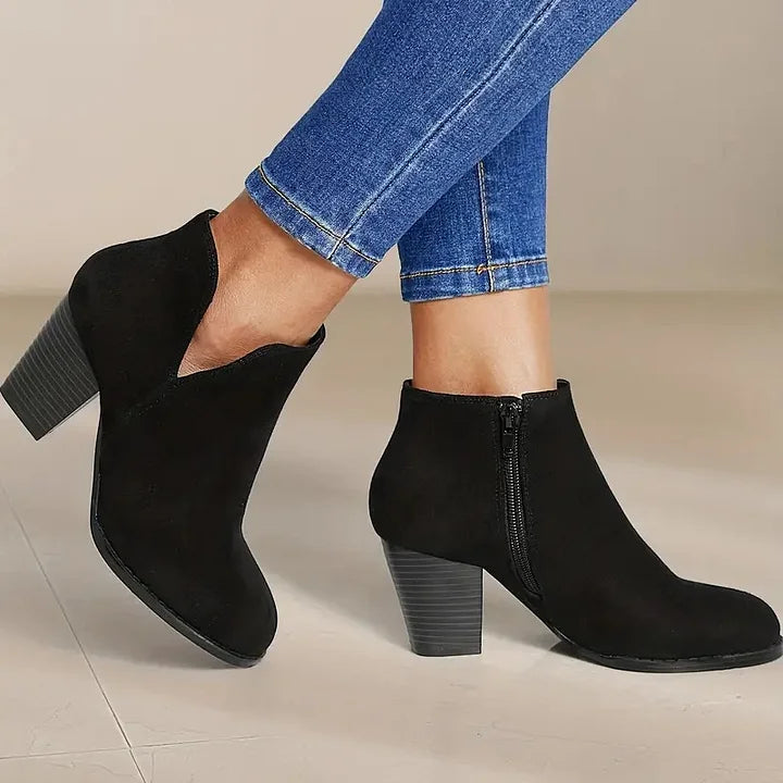 ALEXE™ WOMEN'S ANKLE BOOTS WITH CHUNKY HEEL