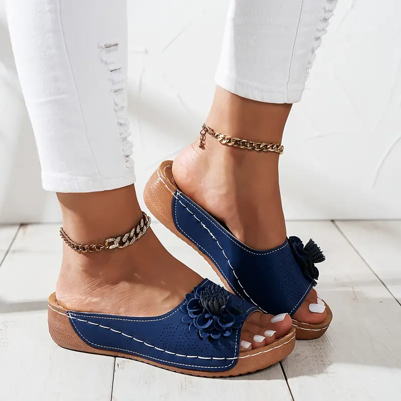 FLORA | Orthopedic Sandals with Floral Pattern