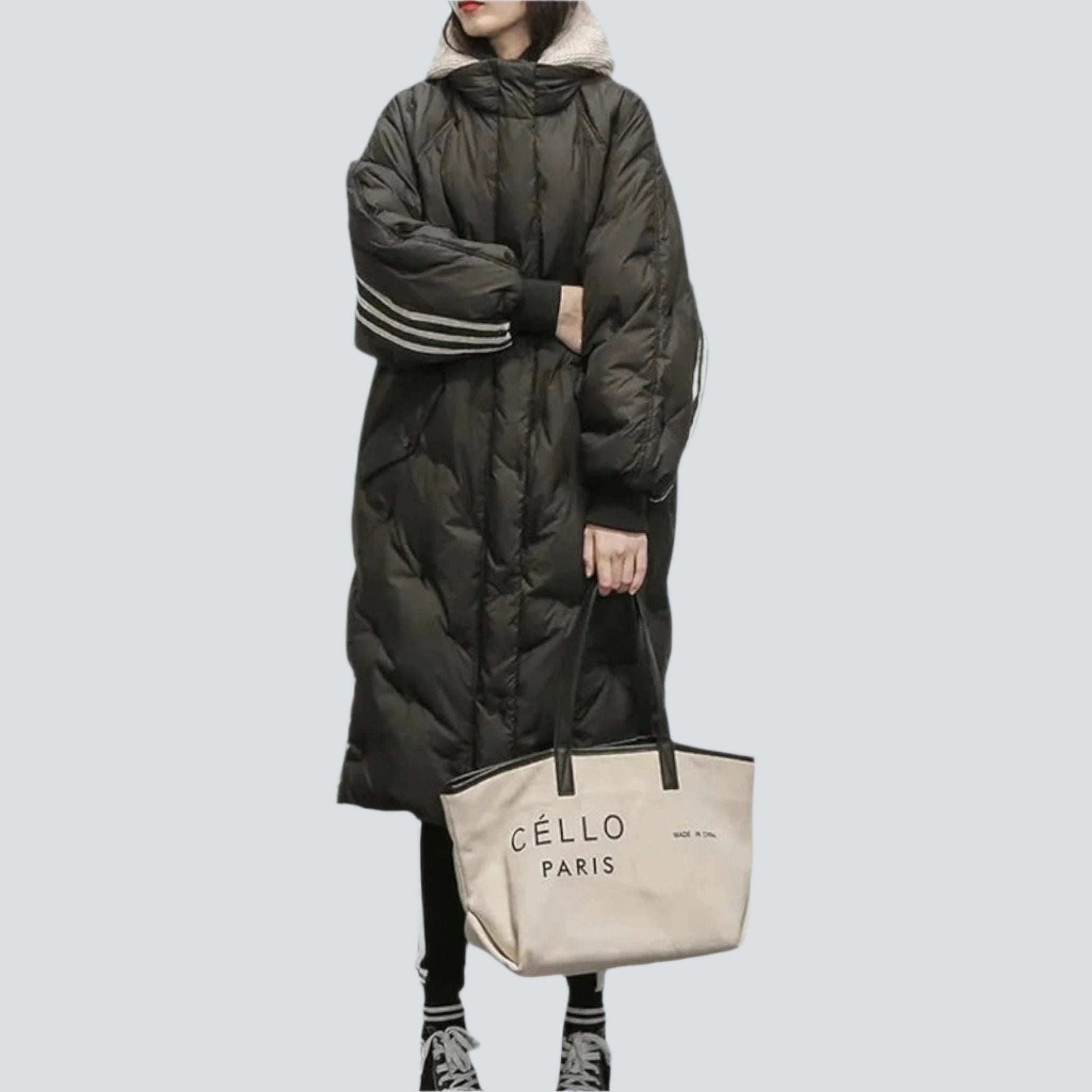 Amélina - Elegant Long Winter Coat