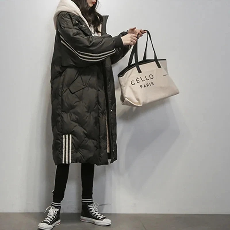 Lesley – Quilted Coat with Hood