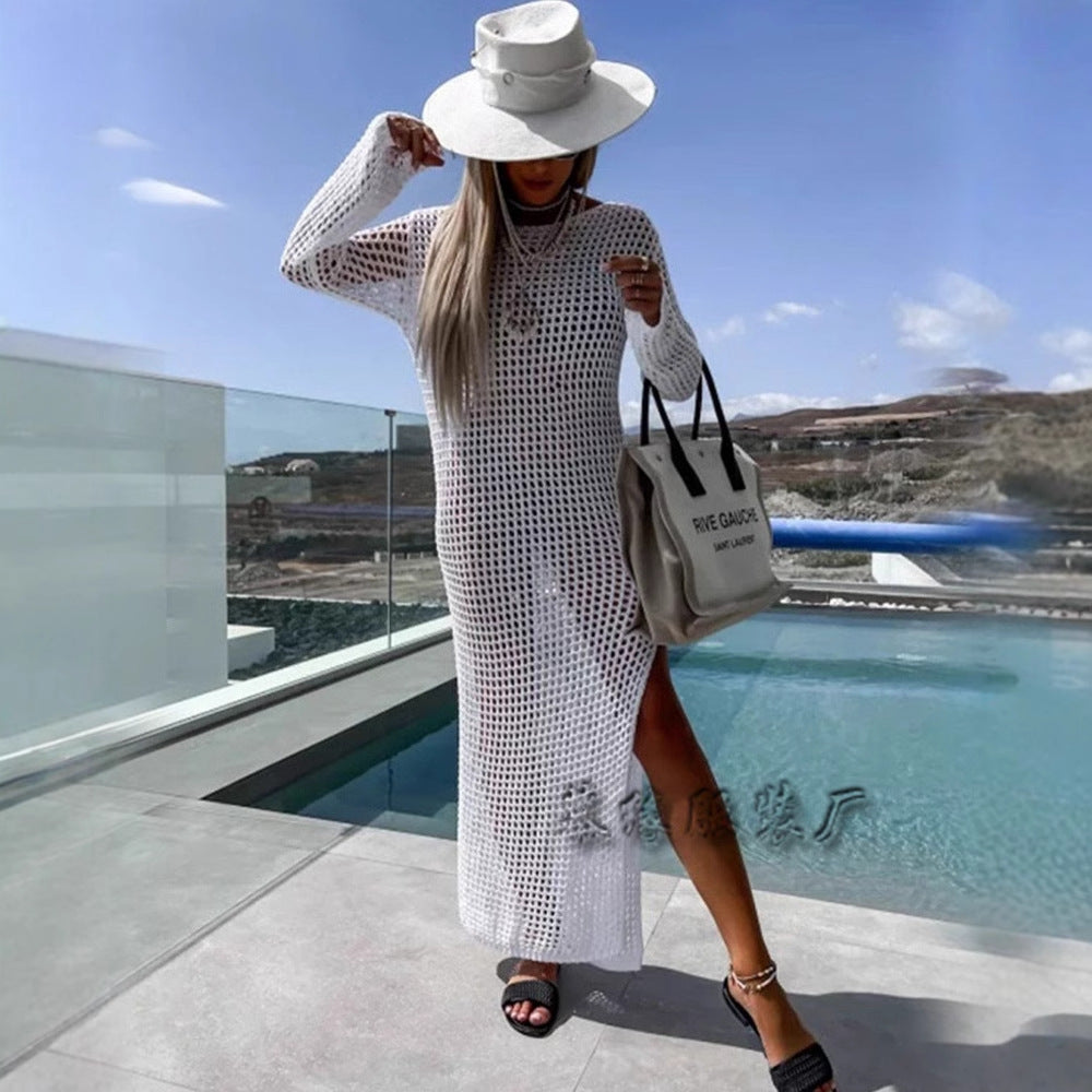 Rhea - High Bikini Cover-Up Long Skirt Dress