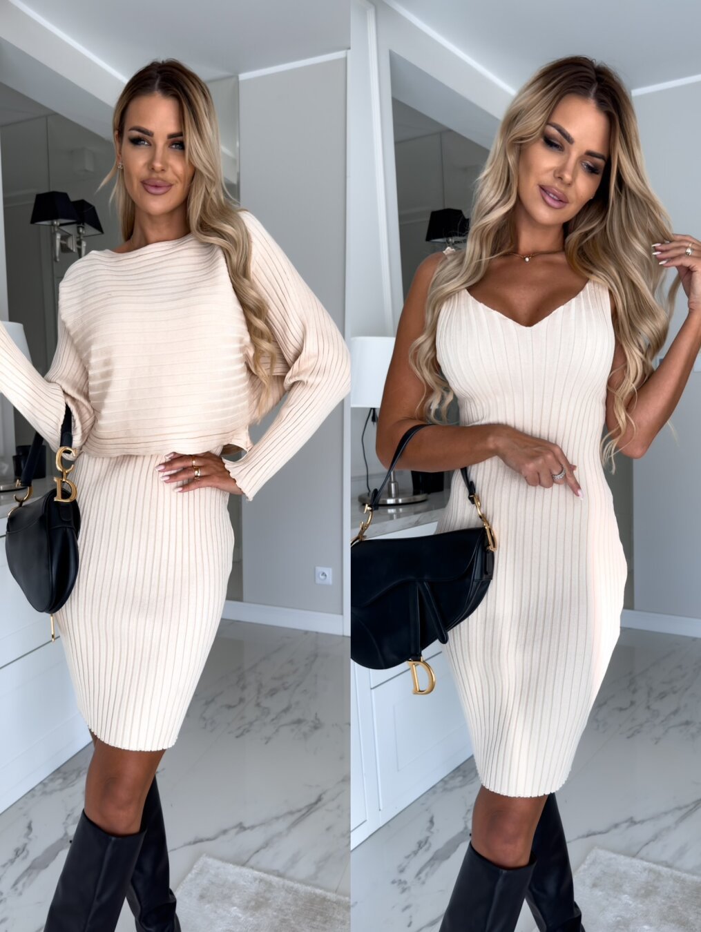 Kerstin | Dress with Long Sleeve Top