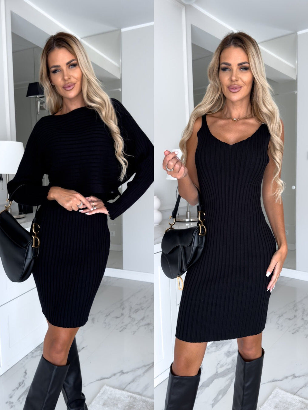 Kerstin | Dress with Long Sleeve Top