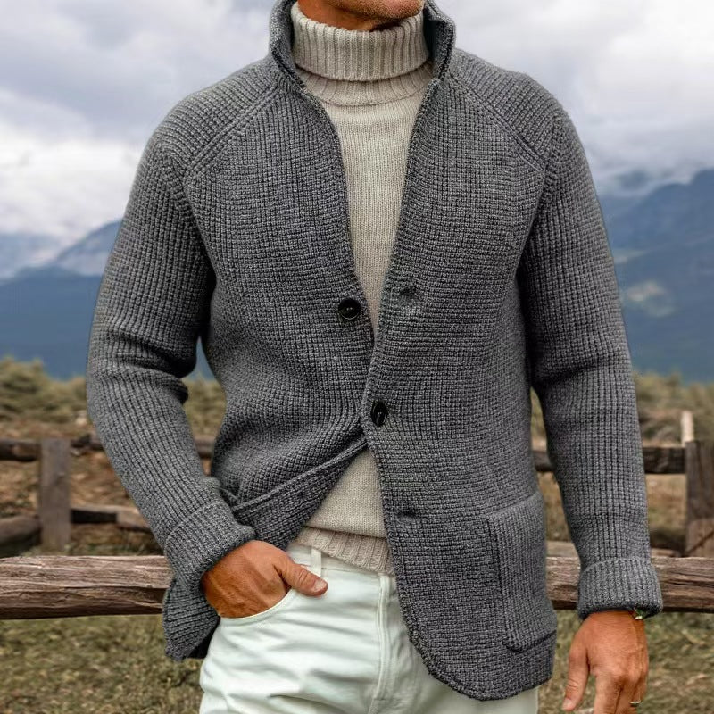 ERWIN - CARDIGAN IN COARSE KNIT LOOK
