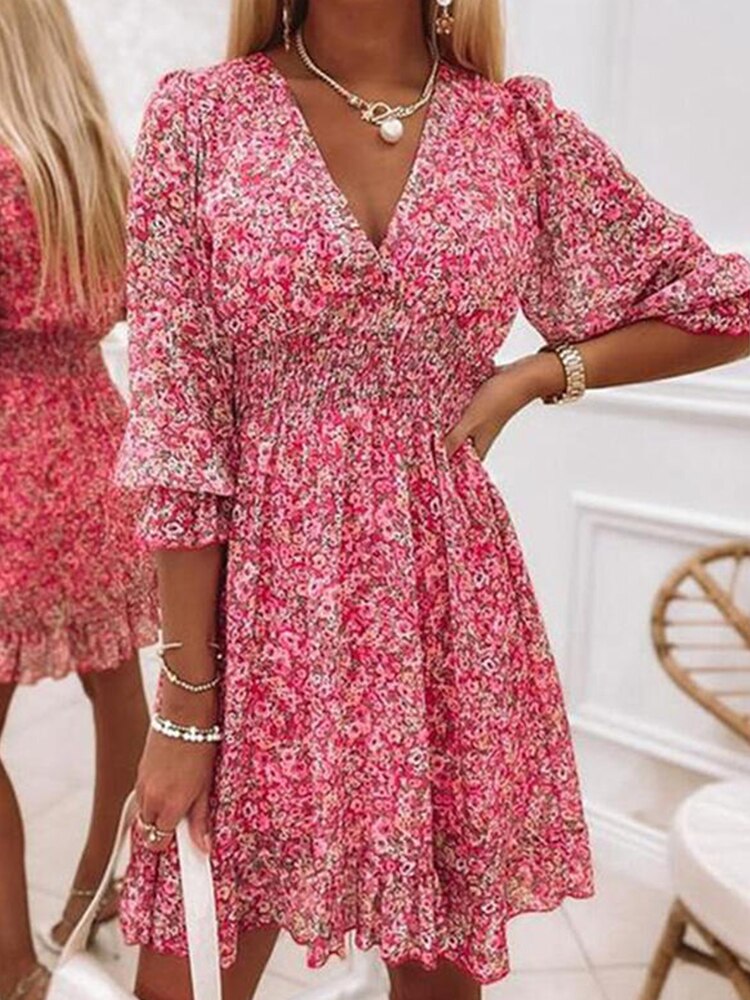 Ida - Sexy Summer Dress with V-Neck