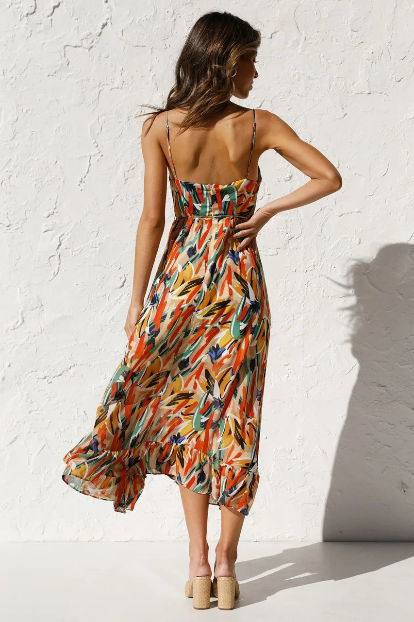 BIRKHILD IN MULTICOLOR SUMMER DRESS