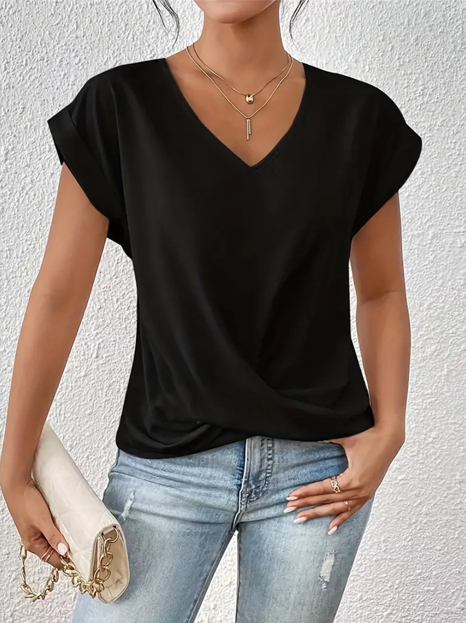 Linnea | Elegant V-Neck Top