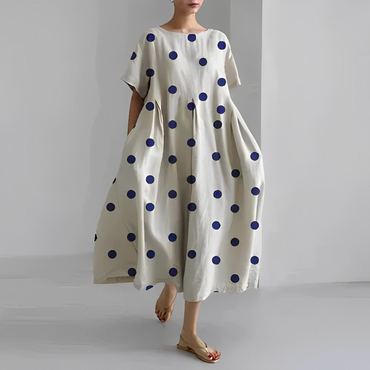 Claire™ – Bohemian Dress with Floral Print