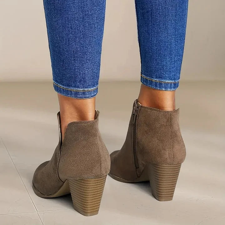 ALEXE™ WOMEN'S ANKLE BOOTS WITH CHUNKY HEEL