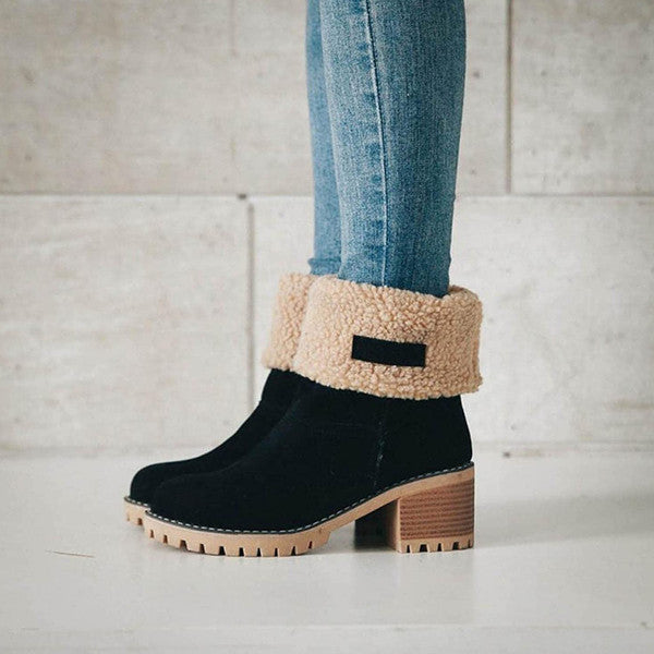 Luisa™ – Stylish Warm Leather Snow Boots