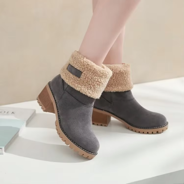 Luisa™ – Stylish Warm Leather Snow Boots