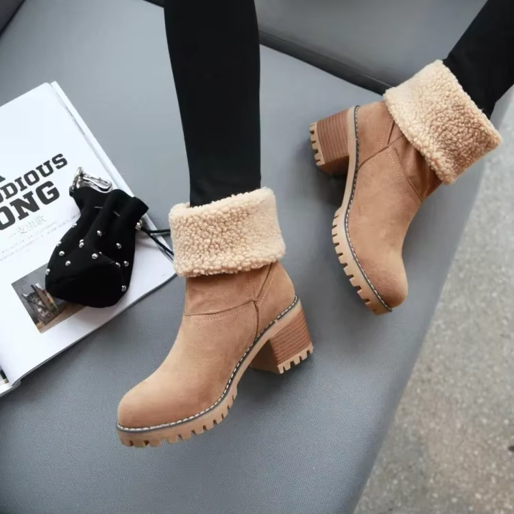 Luisa™ – Stylish Warm Leather Snow Boots