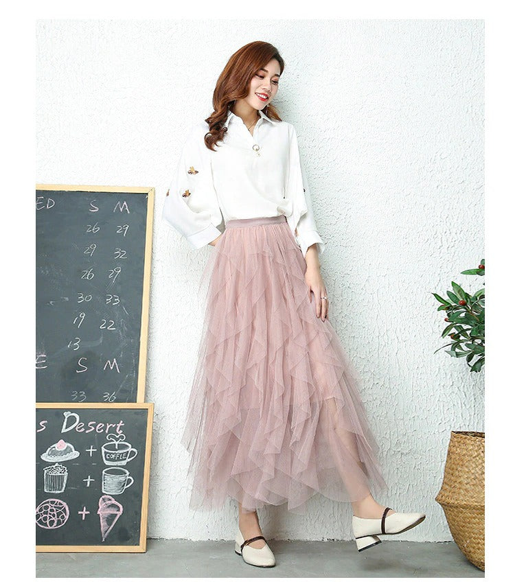 Aria - High-Waisted Pleated Skirt