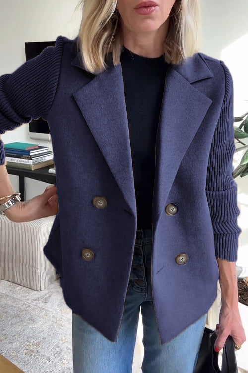 Sorelle™ – Elegant Knit Blazer for Women