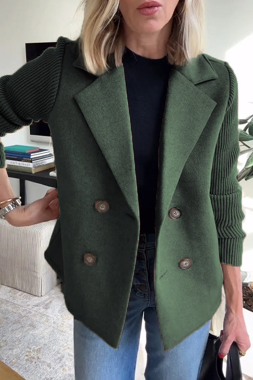Sorelle™ – Elegant Knit Blazer for Women