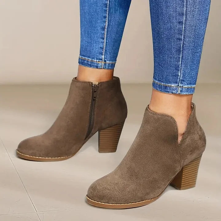 ALEXE™ WOMEN'S ANKLE BOOTS WITH CHUNKY HEEL