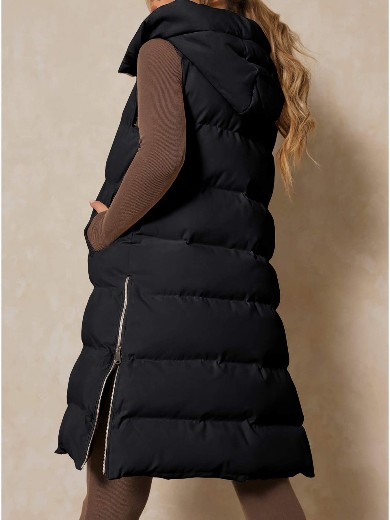 Avalon Longline Vest with Hood