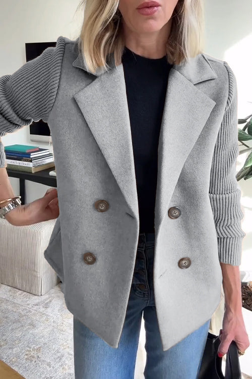 Sorelle™ – Elegant Knit Blazer for Women