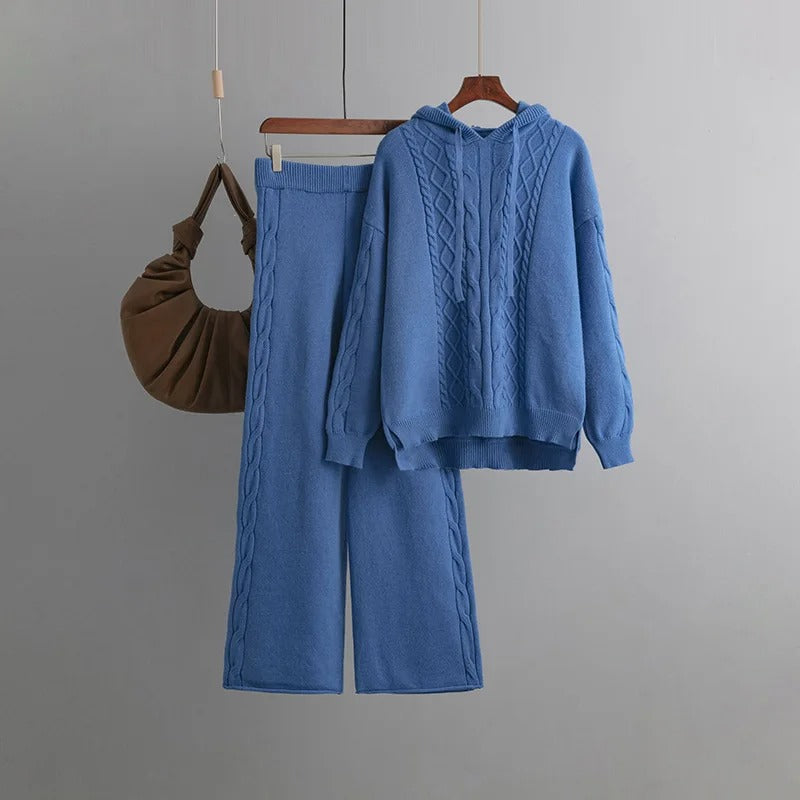 Firenze™ - Comfortable, Oversized Knit Tracksuit Set