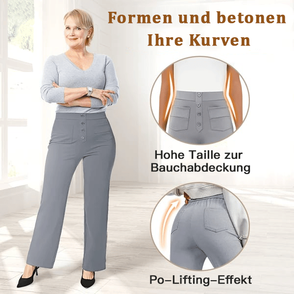 Nina - High Waist Stretch Pants