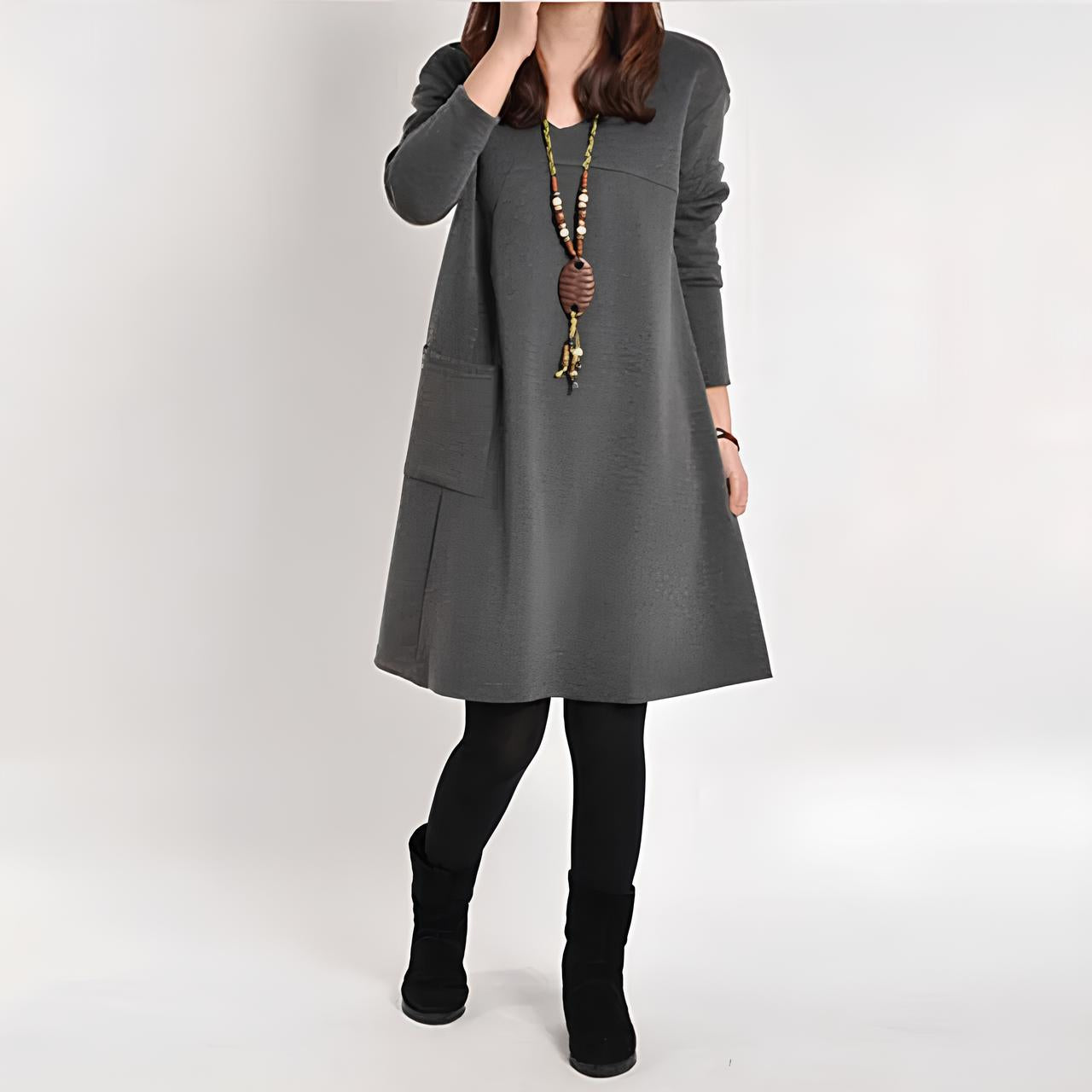 Ilona™ – Classic Sweater Dress