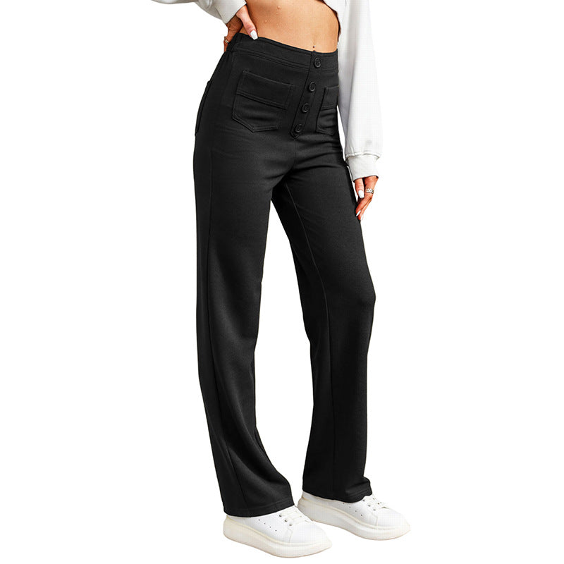 Nina - High Waist Stretch Pants