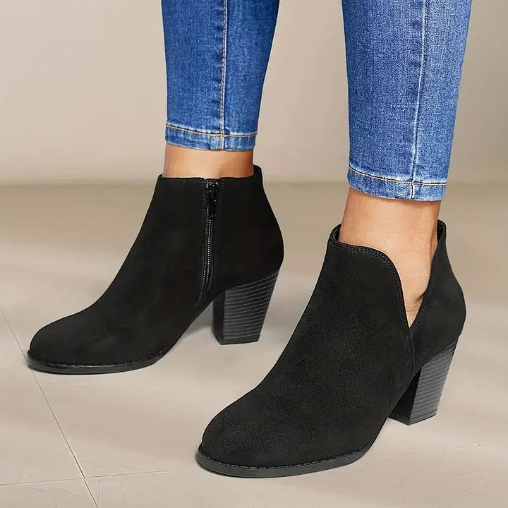 ALEXE™ WOMEN'S ANKLE BOOTS WITH CHUNKY HEEL
