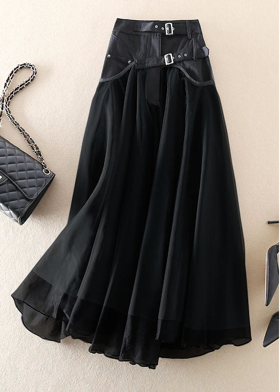 Bella - Stylish Tulle Patchwork Maxi Skirt