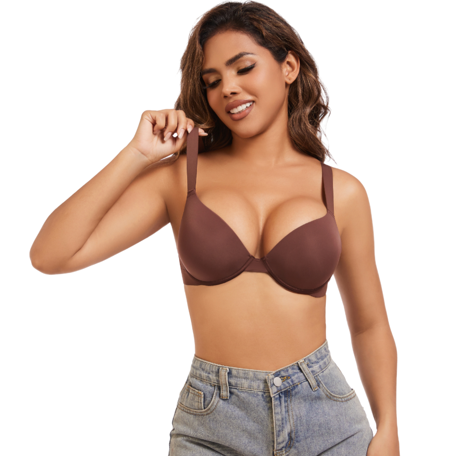 Elena™ - Super Push-Up Bra with Deep Neckline