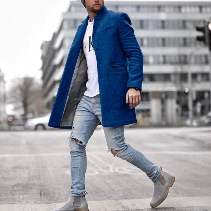Patrick - Classic Long Wool Coat