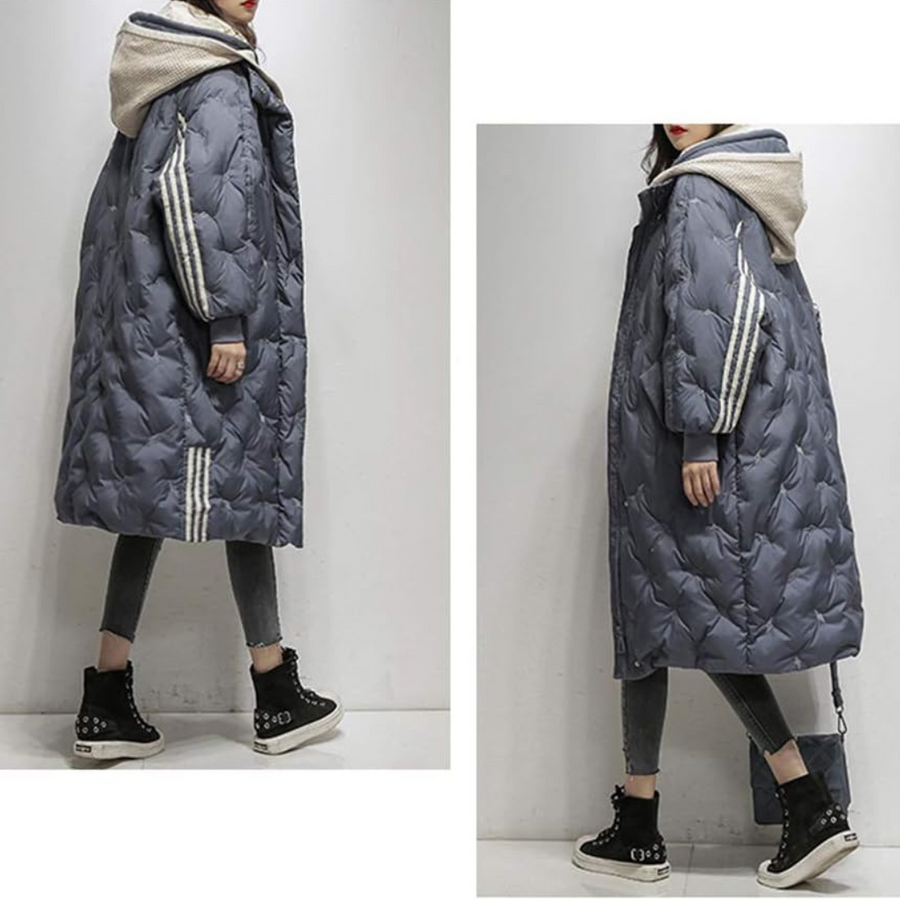 Lesley – Quilted Coat with Hood