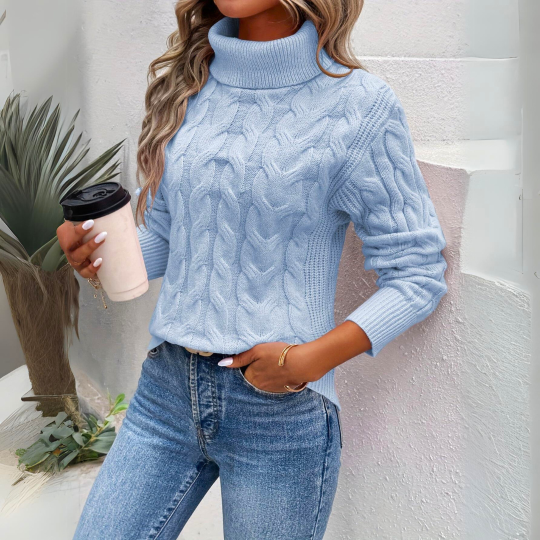 Giorgia™ | Warm Knitted Turtleneck Sweater for Women