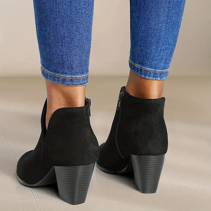 ALEXE™ WOMEN'S ANKLE BOOTS WITH CHUNKY HEEL