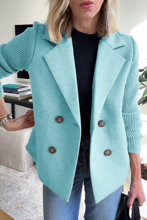 Sorelle™ – Elegant Knit Blazer for Women