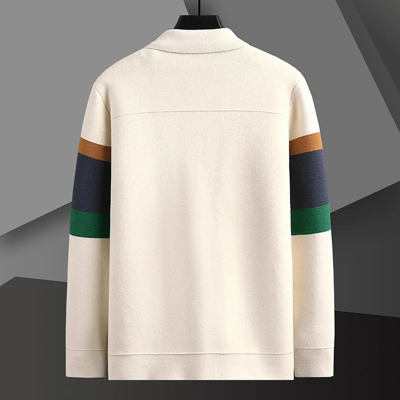 Striped Varsity Cardigan