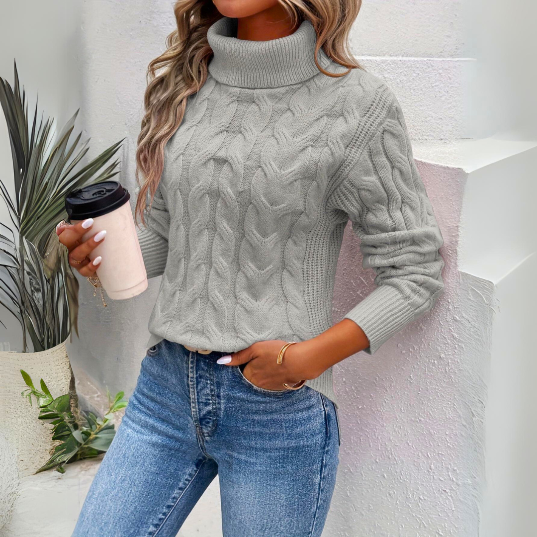 Giorgia™ | Warm Knitted Turtleneck Sweater for Women
