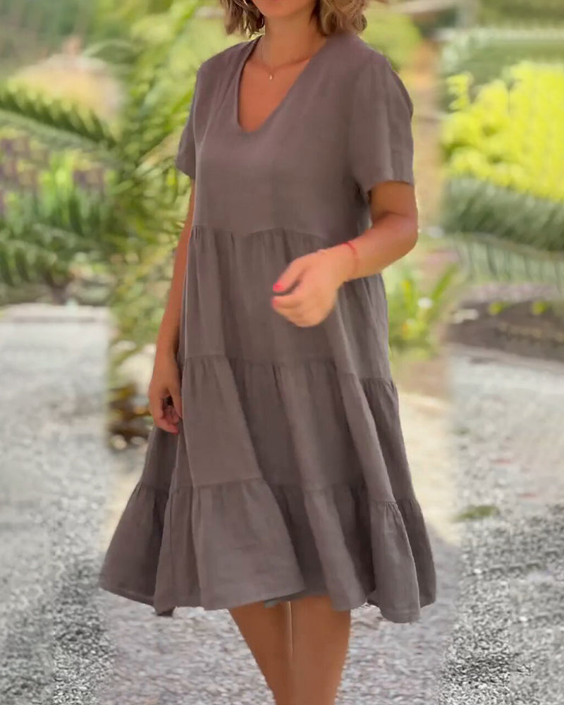 Susan - V-Neck Dress