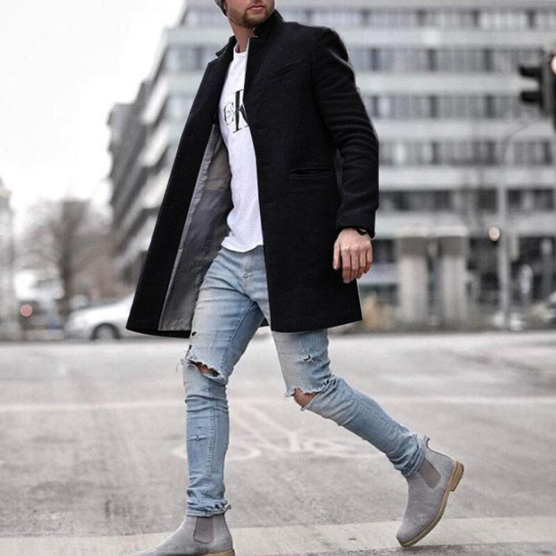Patrick - Classic Long Wool Coat