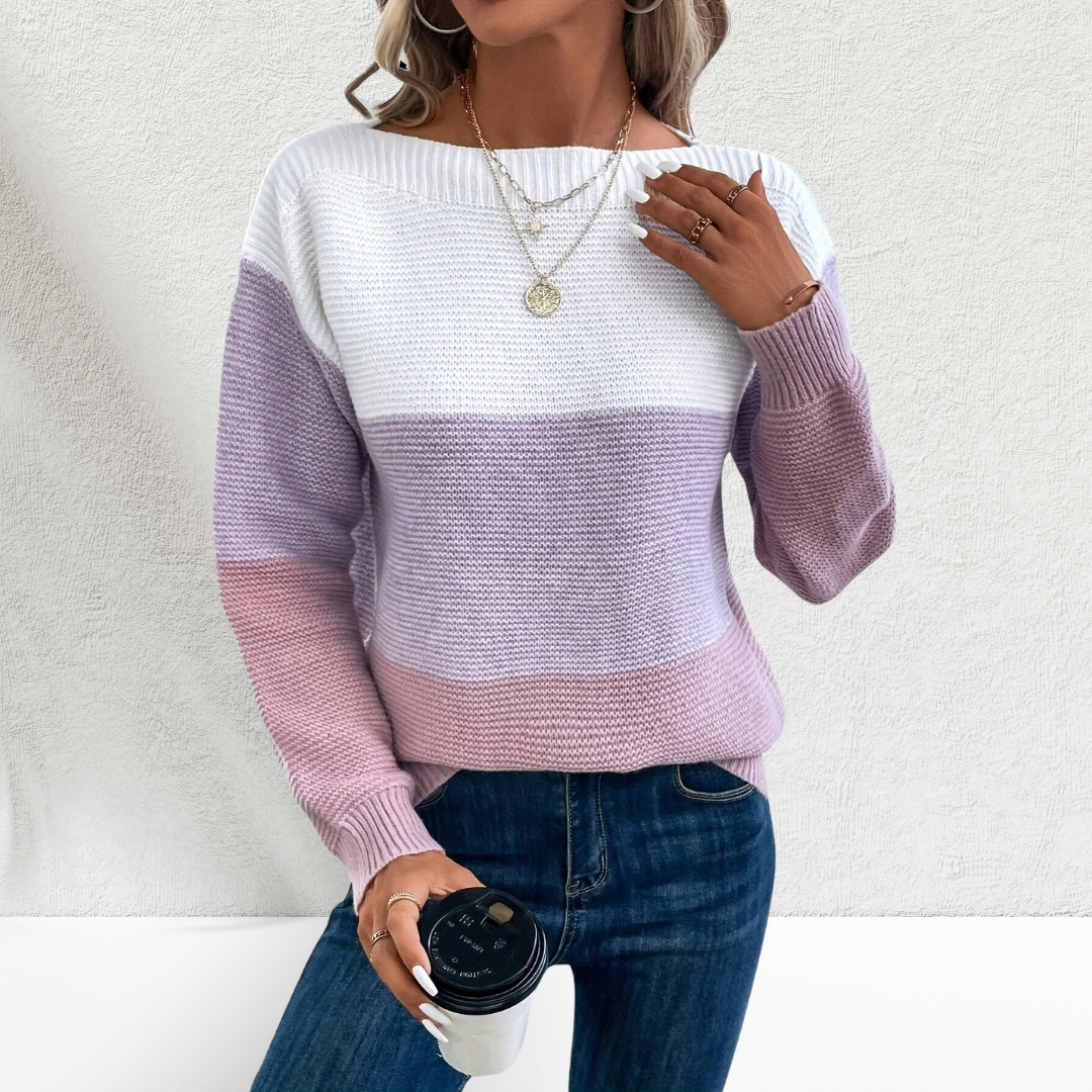 Hanna™ – Long Sleeve Sweater Made of Premium Fabric