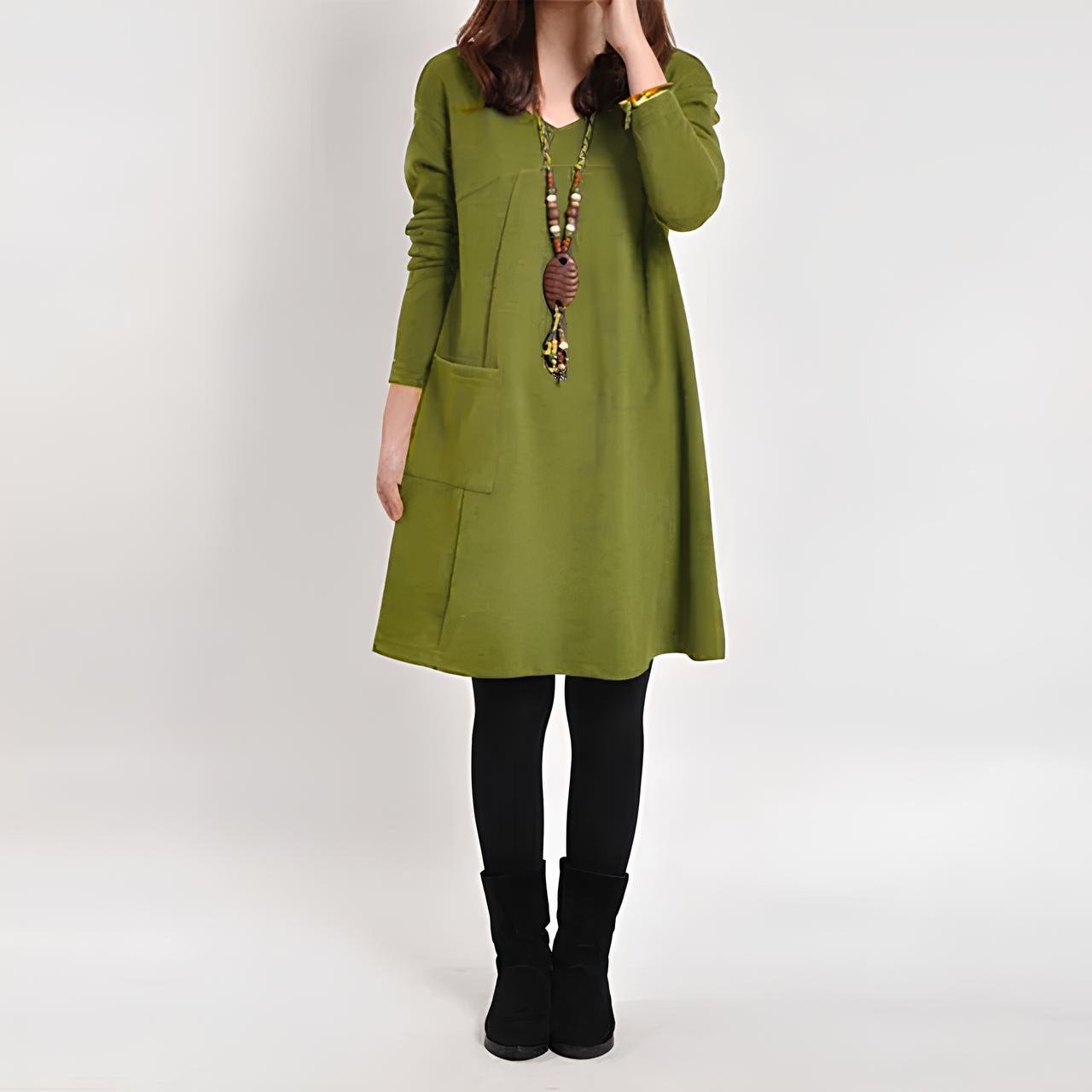 ILONA CLASSIC PULLOVER DRESS