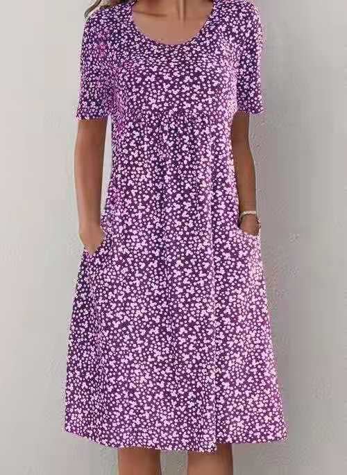 FENRIKE I RETRO-FLOWER DRESS