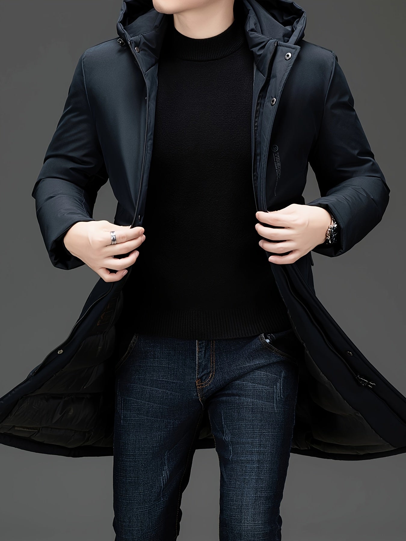 Jakob™ - Elegant Coat with Hood