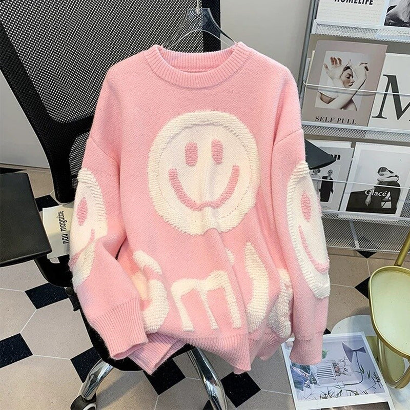 Sylvana™ – Large Smiley Sweater for Women