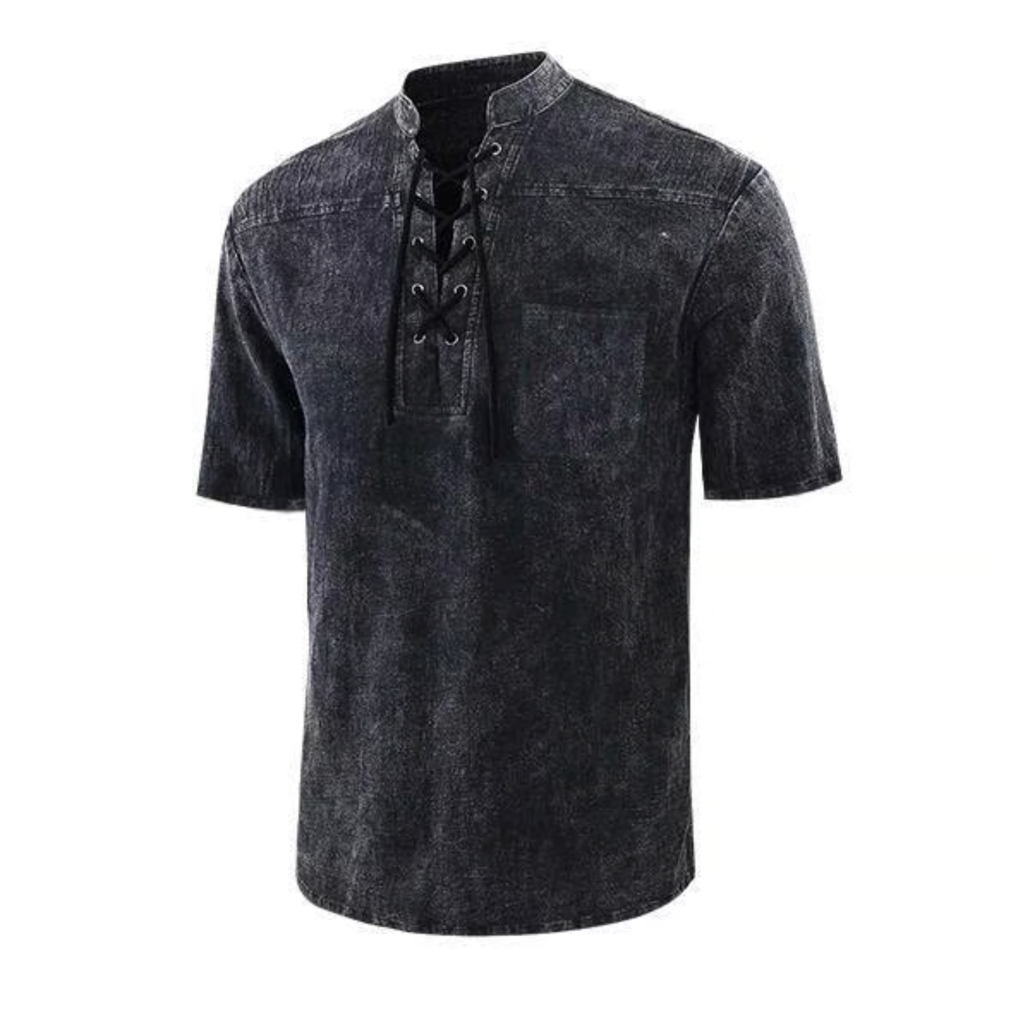 Damien™ – Gothic Retro V-Neck T-Shirt