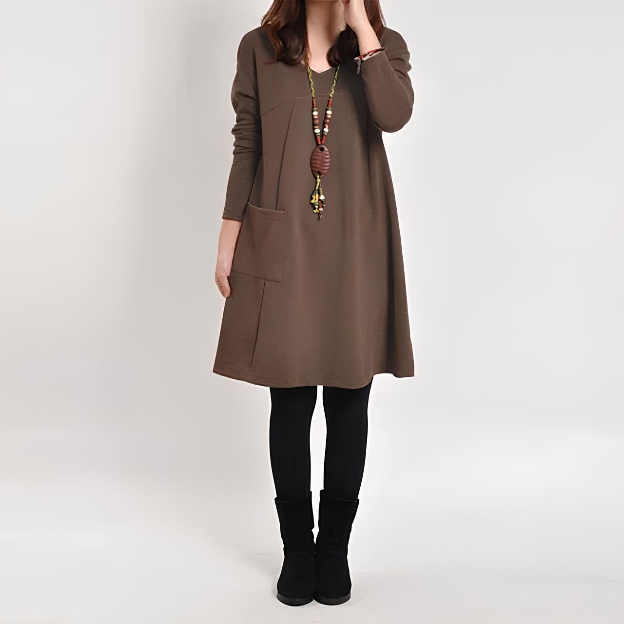 ILONA CLASSIC PULLOVER DRESS